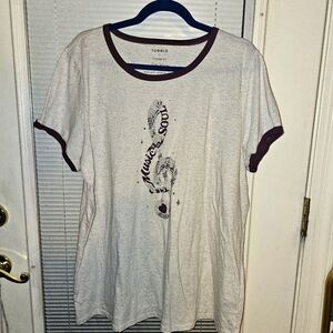 Torrid Music Treble Clef Shirt, Size 3